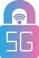 Padlock App-Based UI Graphic vector