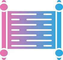 Paper Scroll Modern Interface Badge vector