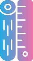 Ruler Modern Color Symbol vector