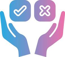 Decision Making Bold App Graphic vector