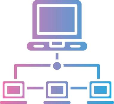 Computer Networking User Interface Mark vector