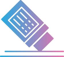 Eraser Outlined Frame Object vector