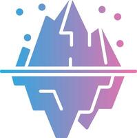 Iceberg User-Friendly Drawing vector