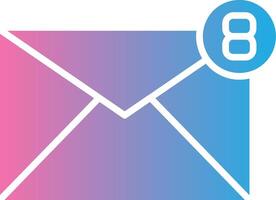 Mail High Contrast Badge vector