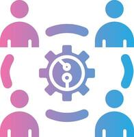 Employee Responsive App Shape vector