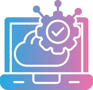 Technology Gradient Style Element vector