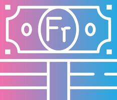 Franc Coded UI Symbol vector