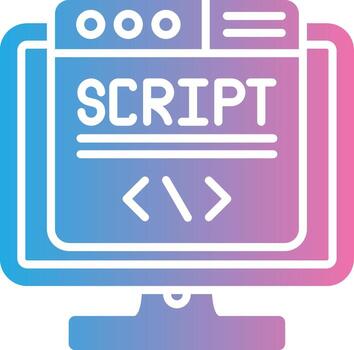 guión plano ui formar vector