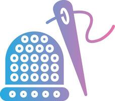 Thimble Pastel Tone Form vector