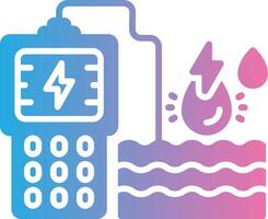 Water Quality Outlined Frame Object vector