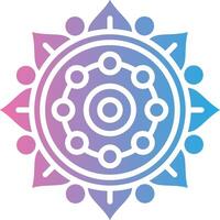 Mandala Smooth UI Symbol vector