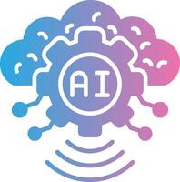 Artificial Intelligence User-Friendly Drawing vector