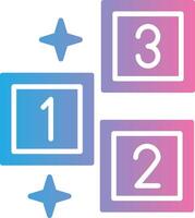 Blocks App Focused Design vector