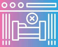 Booking Cancel Interactive UI Design vector