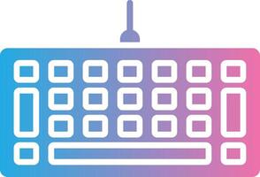 Keyboard App-Based UI Graphic vector