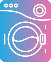 Washing Machine Modern Tech Object vector