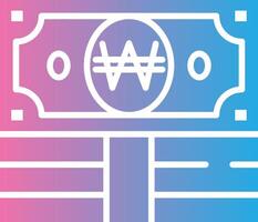 Won Geometric App Mark vector
