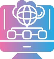 Cloud Computing Handcrafted UI Symbol vector