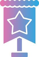 Flag Pole Business App Graphic vector