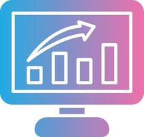 Bar chart Cool Tone Form vector