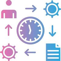 Process Web Style Graphic vector