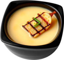 Warm silky chawanmushi custard dish with umami texture. . png