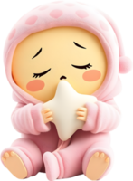 Smiling bread cartoon with cheerful vibe and kawaii appearance. . png