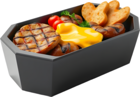 Irresistible cheese and meat combo with perfectly cooked potatoes. . png