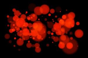Red lights on black background vector