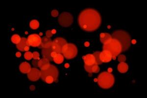 Red circles on black background vector