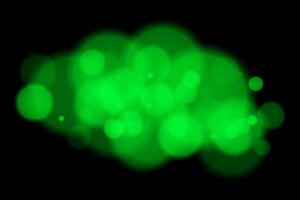Green lights on a black background vector