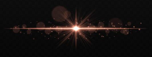 A glowing starburst with a black background vector