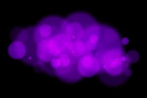 A purple light is shown on a black background vector