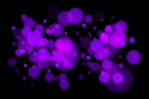 Purple lights on a black background vector