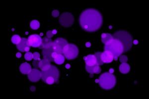 Purple circles on a black background vector