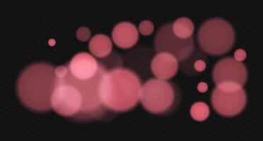 Pink lights on black background vector