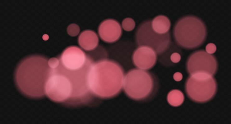 Pink lights on black background