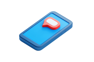 A vibrant blue rectangular object features a red and white toggle switch, suggesting functionality and interaction. png