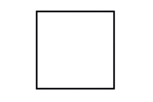A simplistic square graphic featuring a central design element. png