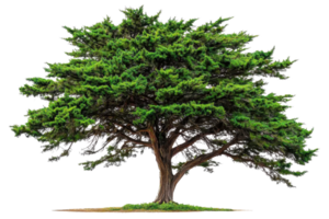 A lush, green tree with a broad canopy and sturdy trunk, showcasing vibrant foliage and a strong, inviting presence. png