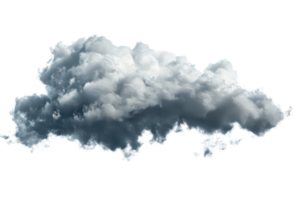 A fluffy, white cloud with a billowy texture, showcasing varying shades of gray and white, creating a soft, ethereal appearance. png