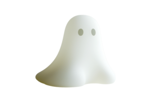 A whimsical ghost-shaped lamp with soft contours and two round eyes, exuding a playful and inviting ambiance. png