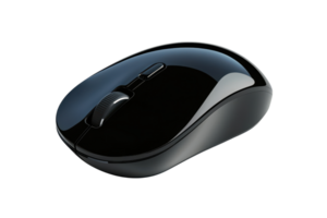 A sleek, modern computer mouse with a smooth surface and ergonomic design, optimized for comfortable use. png