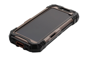 A rugged smartphone case designed for durability, featuring a modern design with reinforced edges for enhanced protection. png