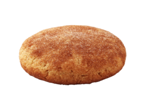 A golden-brown, round bread roll with a slightly crusty surface, showcasing a soft and fluffy interior. png