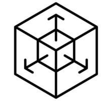 Scalability icon in flat style. Scalable symbol. illustration graphic on background vector