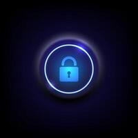 Security of Computing technology data storage, Internet data server connection concept vector