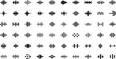 Integrate high-quality audio waveforms into your creative endeavors, suitable for podcasts, music streaming services, and sound engineering presentations, delivering professional-grade visuals. vector