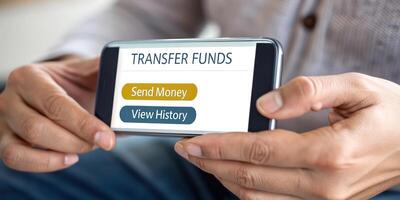 Transfer funds to your bank account photo