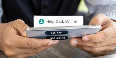 Help desk online photo